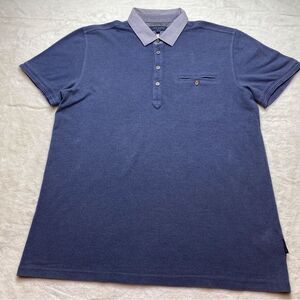 Ted Baker London Blue Polo Shirt Size 4